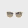 Buffalo David Bitton Milky Bone Clubmaster Sunglasses - B5002SBON