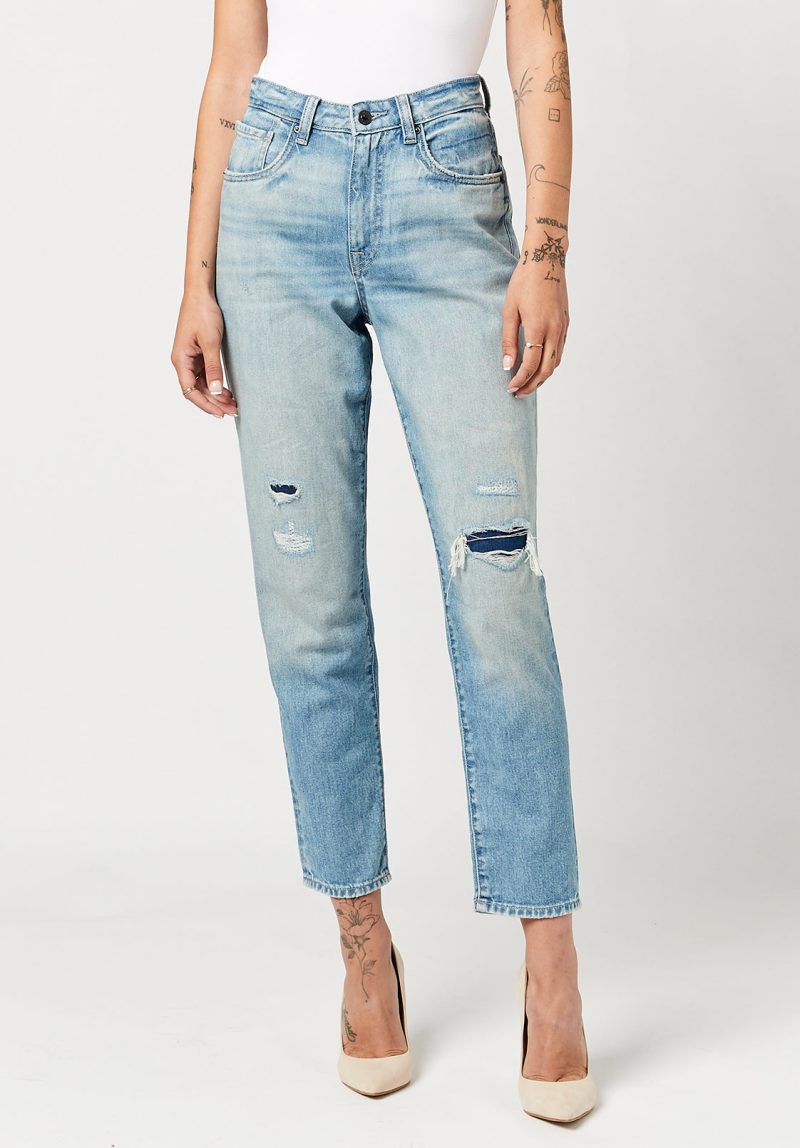 Buffalo David Bitton MARGOT Mom Jeans  - BL15729 COLOR INDIGO