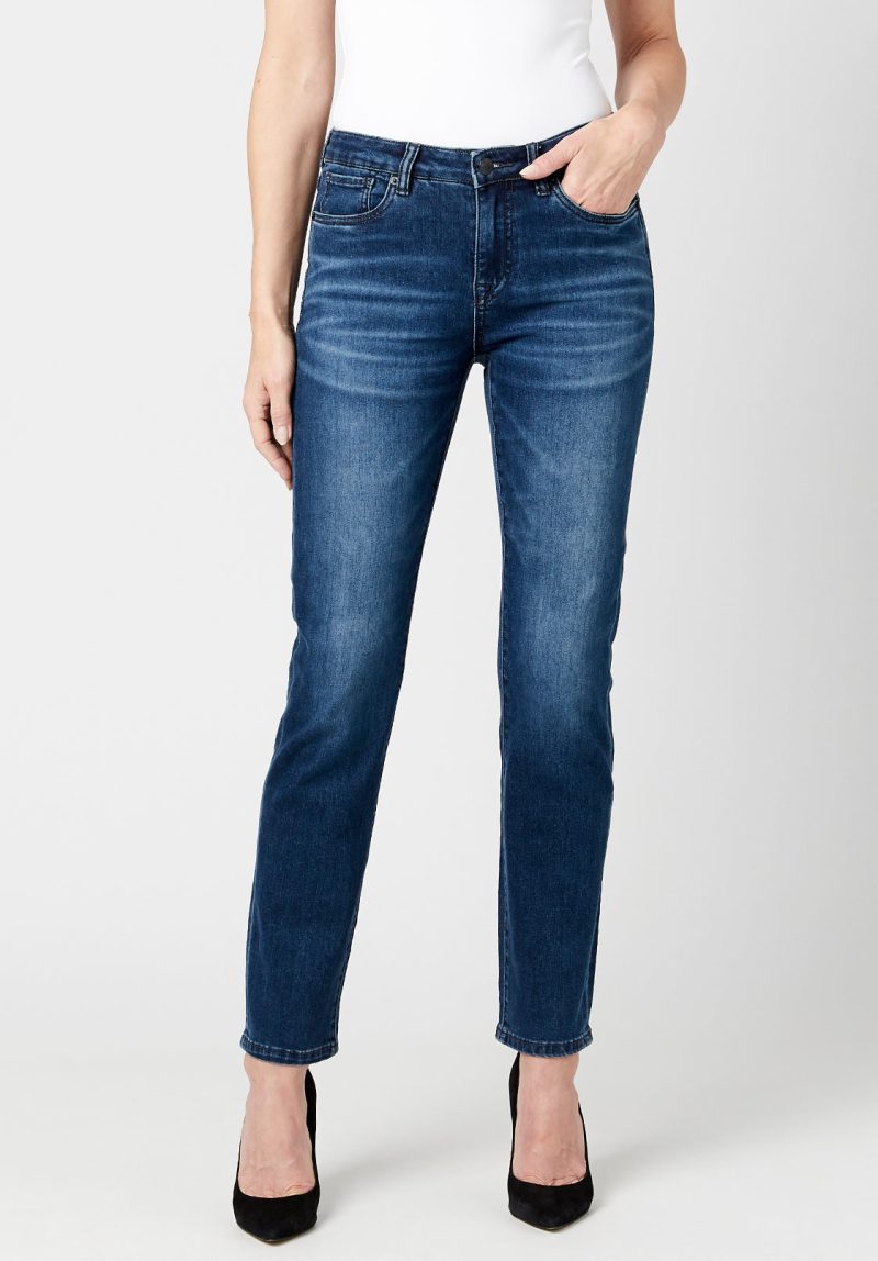 Buffalo David Bitton Mid Rise SLIM CARRIE Jeans - BL15854 Color INDIGO