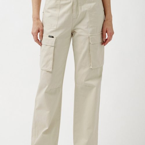 Buffalo David Bitton Low Rise Straight Gia Beige Cargo Pants - BL15915 Color TURTLEDOVE