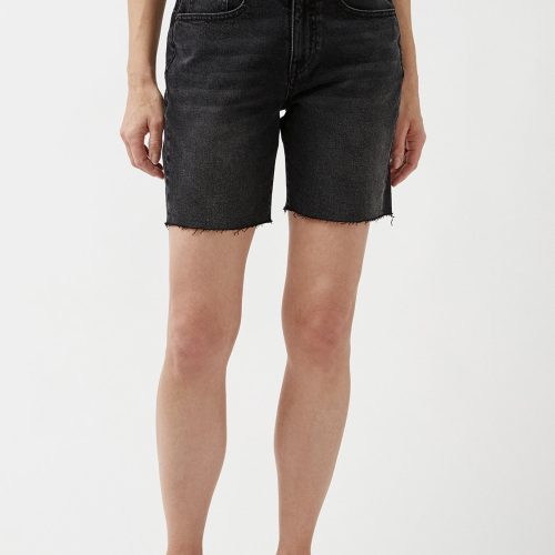 Buffalo David Bitton Maggie Whiskered Black Vintage Momo Shorts - BL15920 Color BLACK