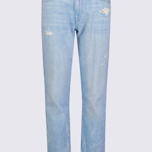 Buffalo David Bitton Relaxed Boyfriend Madison Women's Jeans in Distressed Vintage - BL15924 Color INDIGO