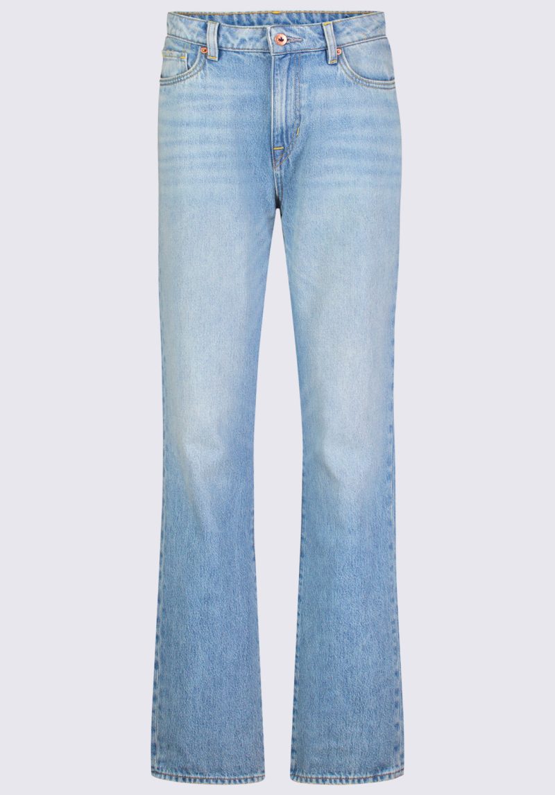 Buffalo David Bitton Mid Rise Straight Mary Women's Jeans, veined and worked - BL15926 Color INDIGO