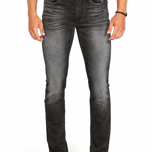 Buffalo David Bitton SLIM ASH JEANS - BM22597 COLOR BLACK