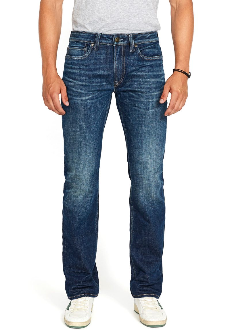 Buffalo David Bitton Relaxed Straight Driven Jeans Color INDIGO BM22640