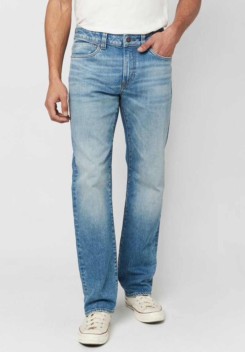 Buffalo David Bitton Sanded RELAXED STRAIGHT DRIVEN Jeans - BM22750