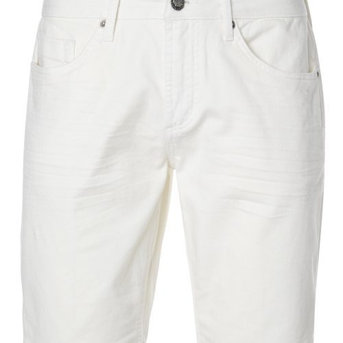 Buffalo David Bitton Super Stretch Slim Parker White Rinse Shorts - BM22775 Color PURE WHITE