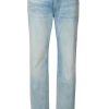 Buffalo David Bitton Relaxed Straight Driven Bleached Jeans - BM22883 Color INDIGO