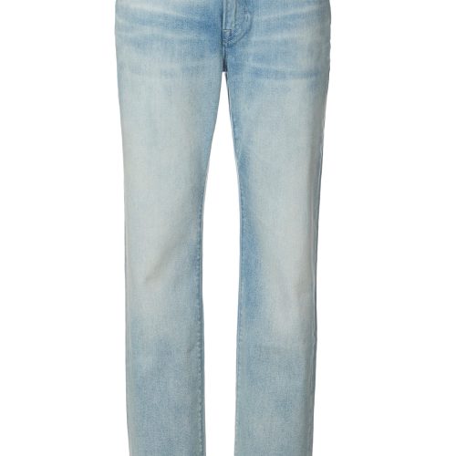 Buffalo David Bitton Relaxed Straight Driven Bleached Jeans - BM22883 Color INDIGO