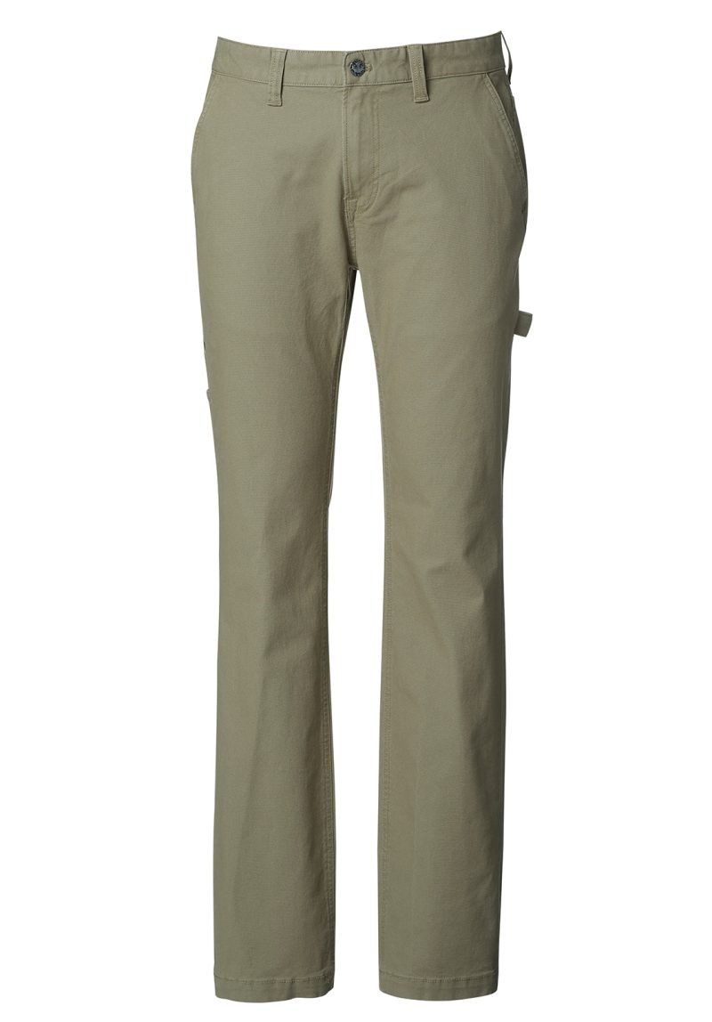 Buffalo David Bitton Straight Six Olive Green Men's Carpenter Pants  - BM22945 Color OLIVE