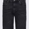 Buffalo David Bitton Slim Parker Men's Denim Shorts in Black Sanded Wash - BM22951 Color BLACK