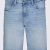 Buffalo David Bitton Relaxed Straight Dean Men's Denim Shorts in Authentic Worn Wash - BM22952 Color INDIGO