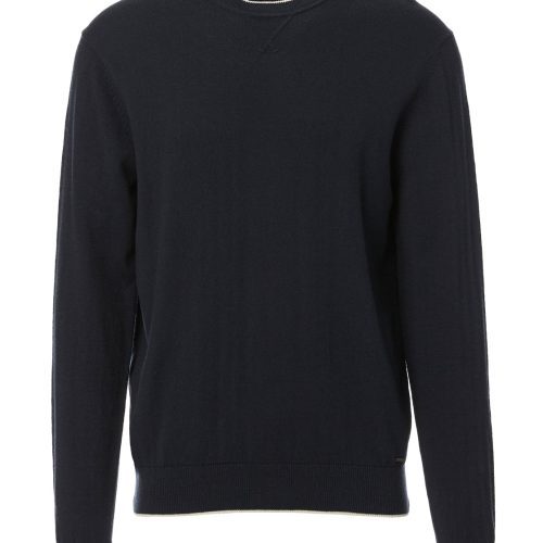 Buffalo David Bitton Merino Wool Wiquip Sweater - BM23686 Color MIDNIGHT BLUE