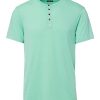 Buffalo David Bitton Buttoned Henley Kasum T-Shirt - BM23835