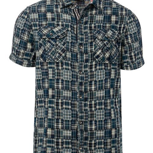 Buffalo David Bitton Short Sleeves Loose Weave Plaid Shirt - BM23891