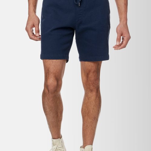 Buffalo David Bitton Higgers Cotton Twill Blend Navy Shorts - BM23934 Color WHALE