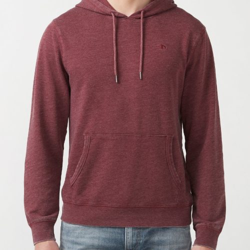 Buffalo David Bitton Farman Dark Red Men’s Sweatshirt - BM24171 Color ZINFANDEL