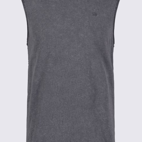 Buffalo David Bitton Karmola Men's Sleeveless Shirt in Charcoal Grey - BM24235 Color