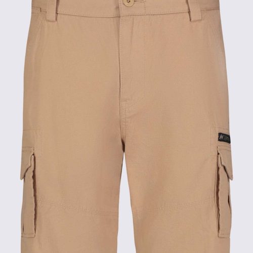 Buffalo David Bitton Hiero Men's Shorts with Cargo Pockets in Tan - BM24270 Color TAN