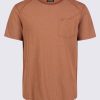 Buffalo David Bitton Kamizo Men's Pocket T-shirt in Mocha Brown - BM24346 Color