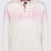 Buffalo David Bitton Kupid Men's Striped Hoodie in Whitecap Gray - BM24348 Color