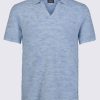 Buffalo David Bitton Woopy Men's Short Sleeve Polo in Clear Sky Blue - BM24361 Color