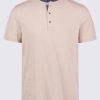 Buffalo David Bitton Kandy Men's Short Sleeve Henley, Tan - BM24387 Color