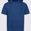 Buffalo David Bitton Katoni Men's Short Sleeve Hoodie, Navy - BM24489 Color