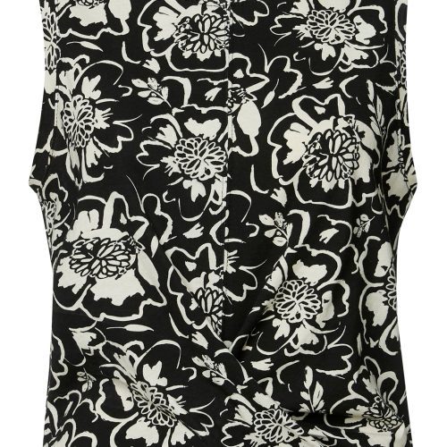 Buffalo David Bitton Karissa Flower Print Cross-Front Women’s Tank Top - KT0038S