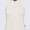 Buffalo David Bitton Regine Women's Ribbed Tank Top, Beige - KT0141S Color