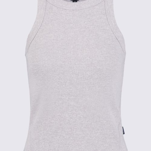 Buffalo David Bitton Regine Women's Ribbed Tank Top, Heather Grey - KT0141S Color