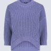 Buffalo David Bitton Kassanda Women's 3/4 Sleeve Knit Sweater, Blue - SW0100H