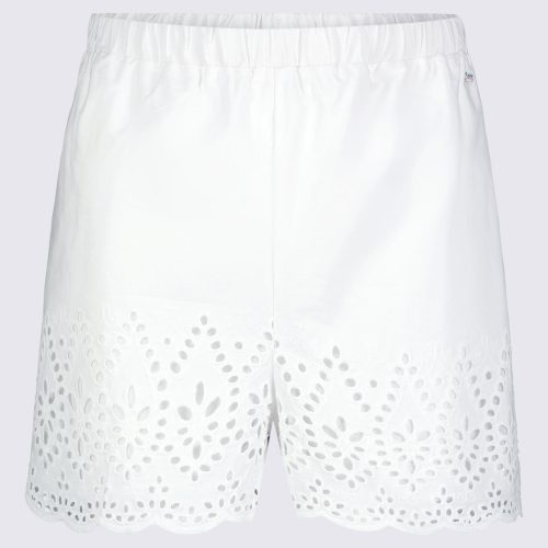 Buffalo David Bitton Parton Women's Pull-On Woven Shorts, White - WB0007S Color