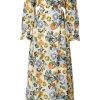 Buffalo David Bitton Kerry Butterfly Print Cut-Out Maxi Dress - WD0008S