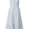 Buffalo David Bitton Quinby Tiered Striped Dress - WD0671S